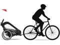 Poussette remorque vélo Zeno Bike black 2022 Noir - Cybex - 521003697