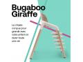 Chaise haute Bugaboo Giraffe base bois neutre/blanc - Bugaboo - 200001002