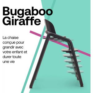 Chaise haute Bugaboo Giraffe base noire - Bugaboo - 200001005