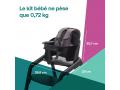 Assise bébé noire (Baby Set) pour chaise haute Bugaboo Giraffe - Bugaboo - 200002010