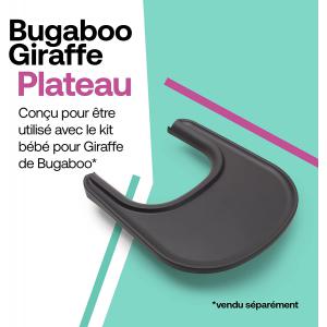 Tablette noire pour chaise haute Giraffe de Bugaboo - Bugaboo - 200003003