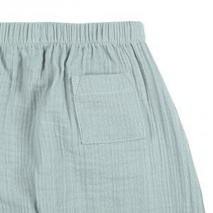 Pantalon en mousseline GOTS gris, 86/92, 13-24 mois - Lassig - 1531043287-92