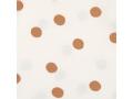 Body manches courtes GOTS Big Dots blanc cassé, 62/68, 3-6 mois, fermeture sur le devant - Lassig - 1531009167-68