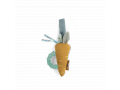 Hochet anneau de dentition carotte Trois petits lapins - Moulin Roty - 678006