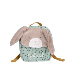Sac à dos lapin sauge Trois petits lapins - Moulin Roty - 678070