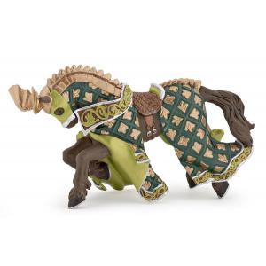 Cheval du Maître des armes cimier dragon - Dim. 16 cm x 6 cm x 8 cm - Papo - 39923
