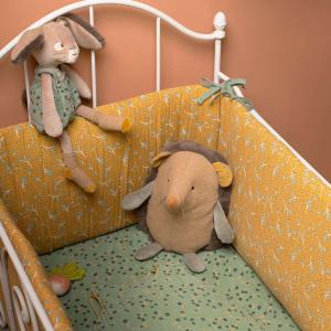 Tour de lit ocre Trois petits lapins - Moulin Roty - 678091