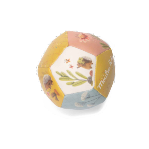 Ballon souple 10 cm Trois petits lapins - Moulin Roty - 678510