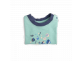 HANSEL Tee-shirt 12m jersey flammé vert motif coquillages  - 12 mois - Moulin Roty - 719774