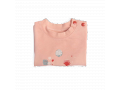 HELINE Tee-shirt 3m jersey rose motif coquillages - 3 mois - Moulin Roty - 719790