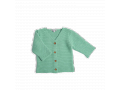 HERBE Cardigan 12m tricot vert  - 12 mois - Moulin Roty - 719945