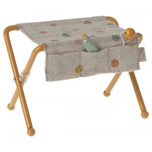 Table de bébé de la nurserie, Souris - Ocre - H: 7,5 cm x L : 7,5 cm x l: 11 cm - Maileg - 11-3101-01