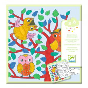 Coloriage pour les petits Distributeur de coloriages, Forêt - Djeco - DJ00052