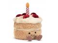 Peluche Amuseable Birthday Cake - L: 12 cm x l: 12 cm x h: 16 cm - Jellycat - A2BCN