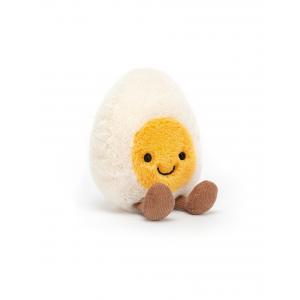 Amuseable Happy Boiled Egg - L: 4 cm x l: 8 cm x h: 14 cm - Jellycat - A6BEN