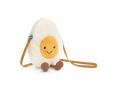 Sac peluche Amuseable Happy Boiled Egg Bag - L: 7 cm x l: 18 cm x h: 30 cm - Jellycat - A4BEN
