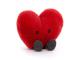 Peluche Amuseable Red Heart Small - L: 4 cm x l: 9 cm x h: 11 cm