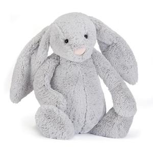 Bashful Silver Bunny Huge - L: 12 cm x l: 21 cm x h: 51 cm - Jellycat - BAH2BSNN