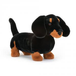 Freddie Sausage Dog - L: 18 cm x l: 9 cm x h: 17 cm - Jellycat - FR3SDN