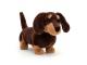 Peluche Otto Sausage Dog - L: 18 cm x l: 9 cm x h: 17 cm