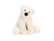 Peluche Perry Polar Bear Small - L: 16 cm x l: 10 cm x h: 19 cm
