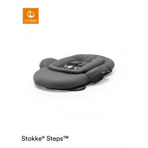 Transat Stokke® Steps™ Herringbone Grey / Black Chassis - Stokke - 350115
