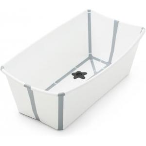 Ensemble baignoire Flexi Bath® blanc et transat de bain nouveau -né (White) - Stokke - 540601