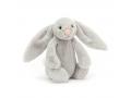 Peluche Bashful Silver Bunny Small - L: 8 cm x l: 9 cm x h: 18 cm - Jellycat - BASS6BSNN