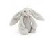 Peluche Bashful Silver Bunny Small - L: 8 cm x l: 9 cm x h: 18 cm