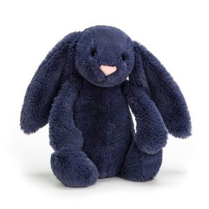 Bashful Navy Bunny Medium - L: 9 cm x l: 12 cm x h: 31 cm - Jellycat - BAS3NBN