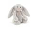 Bashful Silver Bunny Large - L: 13 cm x l: 15 cm x h: 36 cm