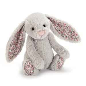 Blossom Silver Bunny Small - L: 8 cm x l: 9 cm x h: 18 cm - Jellycat - BLB6SBNN