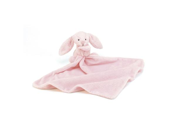 Bashful pink bunny soother - l: 13 cm x l: 34 cm x h: 34 cm