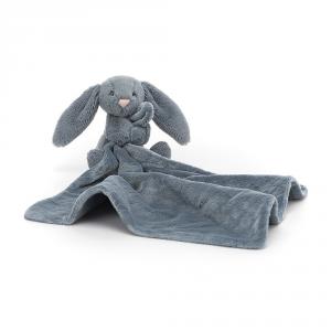 Bashful Dusky Blue Bunny Soother - L: 13 cm x l: 34 cm x h: 34 cm - Jellycat - SO4DUSKN