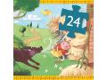 Puzzles silhouettes - Les trois Petits cochons - 24 pcs - Djeco - DJ07212