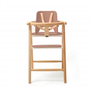 Chaise haute TOBO Bois de Rose pour enfants et adultes V2 - Charlie crane - 7009550