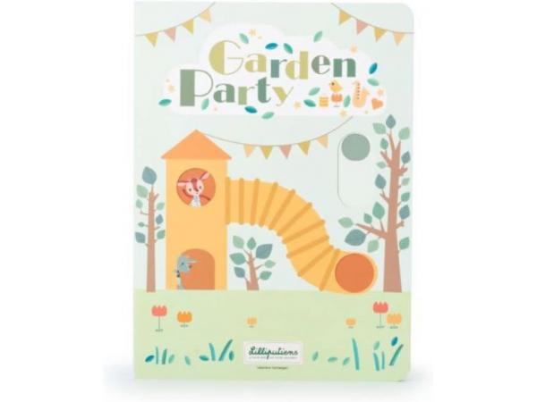 Livre pop up garden party - les opposes