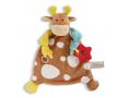 comforter cow 25x25cm with teether and pacifier - Nici - 48892
