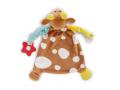comforter cow 25x25cm with teether and pacifier - Nici - 48892