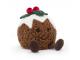 Amuseable Christmas Pudding - H : 17 cm x L : 13 cm