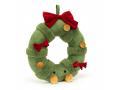 Peluche Amuseable Decorated Christmas Wreath - H : 44 cm x L : 37 cm - Jellycat - A2DW