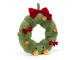 Peluche Amuseable Decorated Christmas Wreath  - H : 44 cm x L : 37 cm