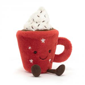 Amuseable Hot Chocolate - H : 19 cm x L : 9 cm - Jellycat - A4HOTC