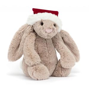 Peluche Bashful Christmas Bunny - H : 31 cm x L : 12 cm - Jellycat - BAS3CHRIS
