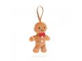 Peluche Festive Folly Gingerbread Fred - H : 10 cm x L : 4 cm - Jellycat - FFH6GM