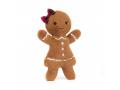 Peluche Jolly Gingerbread Ruby Original - H : 18 cm x L : 9 cm - Jellycat - JGB3R