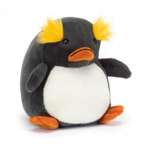 Maurice Macaroni Penguin - H : 20 cm x L : 13 cm - Jellycat - MAU3MAC