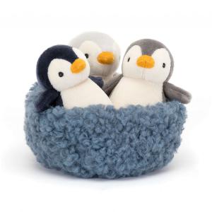 Peluche Nesting Penguins - H : 11 cm x L : 13 cm - Jellycat - NEST3P