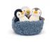 Nesting Penguins - H : 11 cm x L : 13 cm