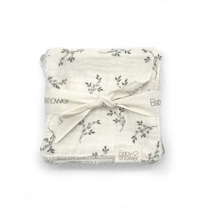 SET 6 BEAUTY PADS OLIVE BLOOM - Baby Shower - P6BPOBL